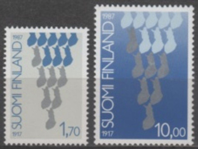 (S0644) Itsenäinen Suomi 70 vuotta, 1987. Norma 1045–1046