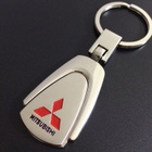 MITSUBISHI - 3D - Metalli-Auto-logo .. Avaimenperä - pikkukuva 1