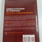 Harry R. Lewis : Elements of the theory of computation - pikkukuva 2