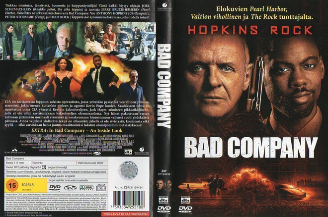 Bad Company	(1 222)	K	-FI-		DVD		anthony hopkins	2002