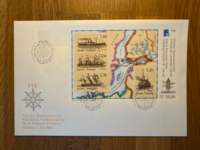 FDC 1986 Laivat