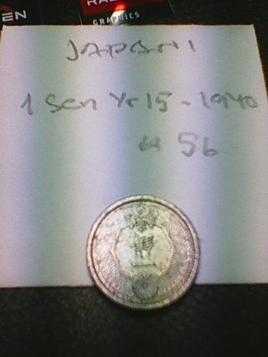 Japani 1 sen Yr15-1940, km#56