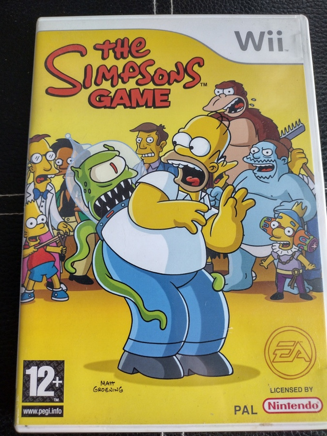 Wii The Simpsons Game