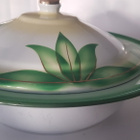 Vintage Lucky elephant emalinen Kulho / Vati kannella emali - pikkukuva 1