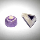 Ruka ametisti "chevron" 3.06 ct + kaksivärinen 2.71 ct - pikkukuva 1