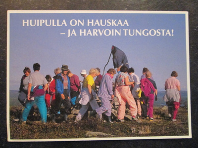 KULKEMATON HUIPULLA ON HAUSKAA- JA HARVOIN TUNGOSTA LAPPI