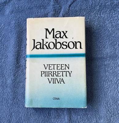Max Jakobson: Veteen piirretty viiva (1980) nimikirjoitus