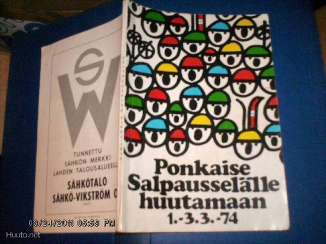 Salpausselän hiihdot 1974 kisaohjelma (Sis.pk:t)