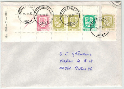 1978 AV 9 vihkolehti 1808-01-1981 ym kirjeellä