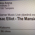 2 lippua Isac Elliot The Mansion konsertti 14.11.26 - pikkukuva 3