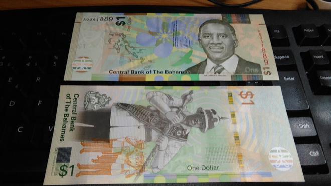 Bahamas 1 dollar 2017 UNC