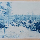 Kuormastokolonna etenee hangessa, Kenttäpostia 1940 - pikkukuva 1