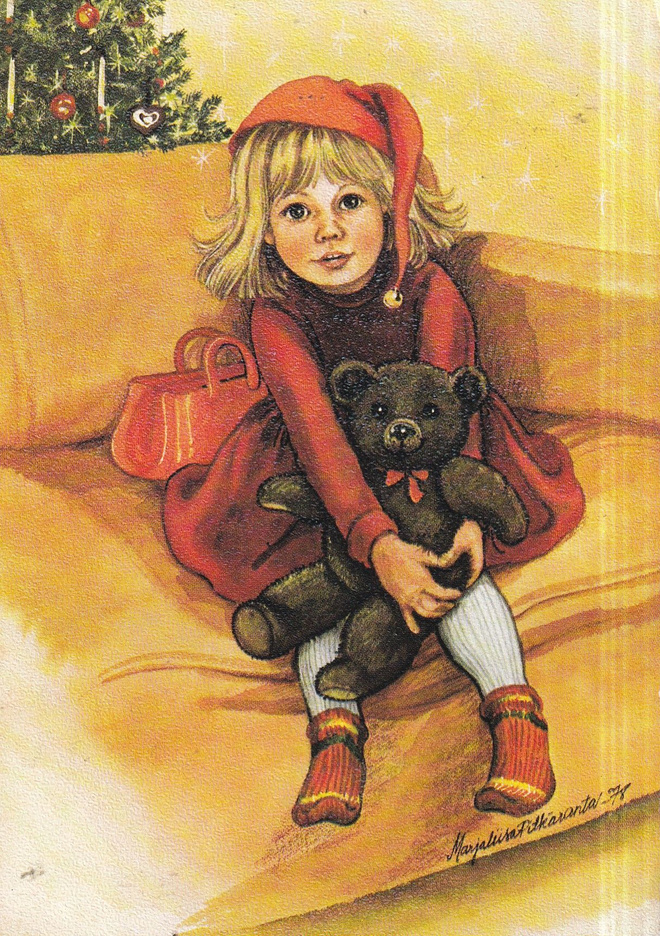 Marjaliisa Pitkäranta, Tytöllä lahjapaketti. e310