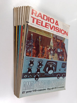 Radio & Television 1969 (1-12, n:o 6, 7, & 8 puuttuu)