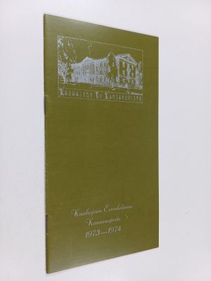 Kauhajoen Evankelinen kansanopisto 1973-1974