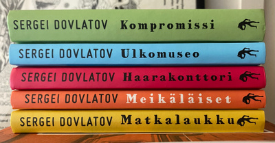 SERGEI DOVLATOV kaikki suomennetut kirjat K4