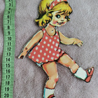 Paperinukke pikkutyttö 1950-60-luku - pikkukuva 3