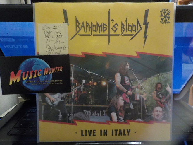 BAPHOMELS BLOOD - LIVE IN ITALY. GER -2011. M-/M-  7''