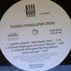 FUGEES :: VOCAB / NAPPY HEADS::VINYYLI MAXI12" PROMO 1994 - pikkukuva 3