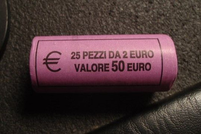 2009 Italia Braille juhlaraha rulla UNC