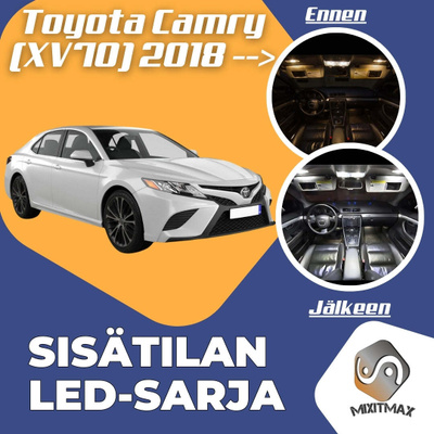 Toyota Camry (XV70) Sisätilan LED-sarja 6-osainen