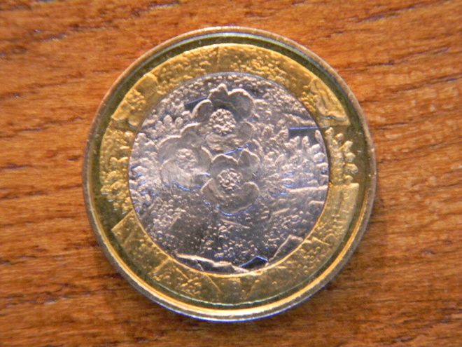 Suomi unc 2012 5 euro juhlaraha "Kasvisto"