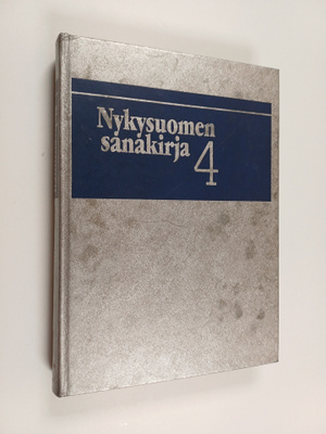 Nykysuomen sanakirja 4, Nykysuomen sivistyssanakirja : vi...