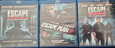 Escape plan 1-3  -Blu-Ray