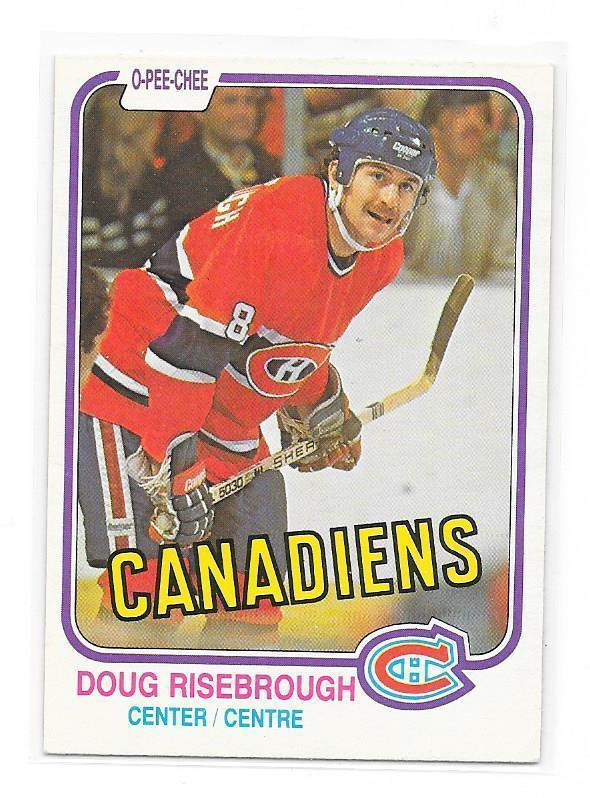 1981-82 OPC #190 Doug Risebrouck Montreal Canadiens