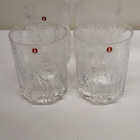 IITTALA. WIRKKALA, KUURA -JUOMALASIT, 3 KPL - pikkukuva 1