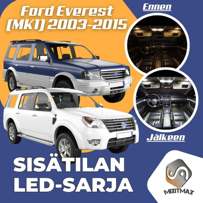 Ford Everest (MK1) Sisätilan LED-sarja 6-osainen