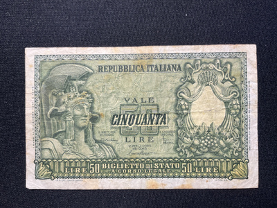 Italy 50 Lire 1951