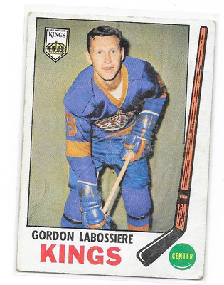 1969-70 OPC #109 Gordon Labossiere Los Angeles Kings