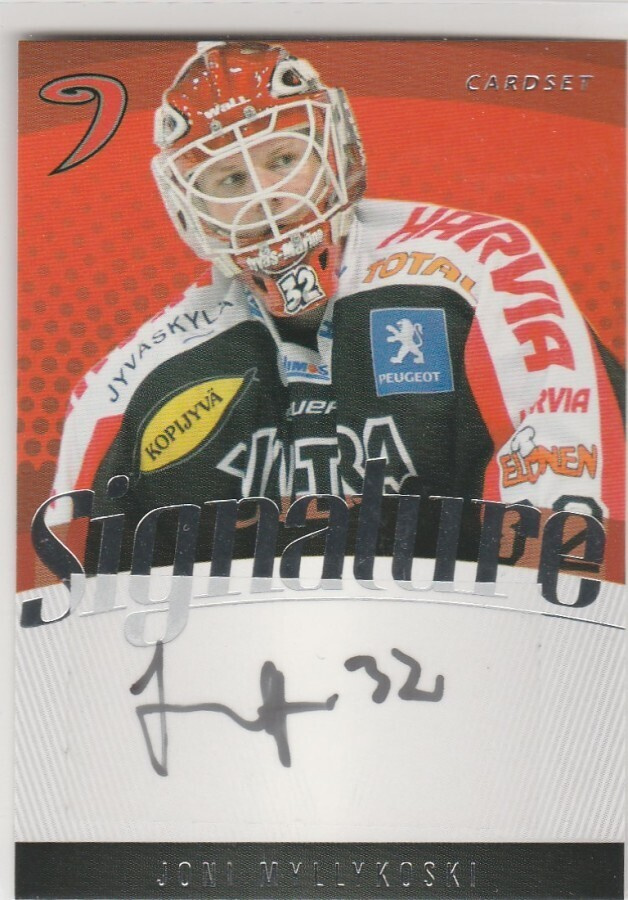 2011/12  Cardset Signature Joni Myllykoski , JYP