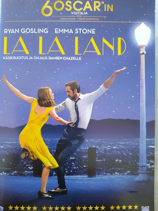 LA LA LAND DVD ( Ryan Gosling & Emma Stone) 6 Oscar-voittaja