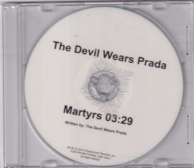 The Devil Wears Prada - Martyrs (CDr, Single, Promo)