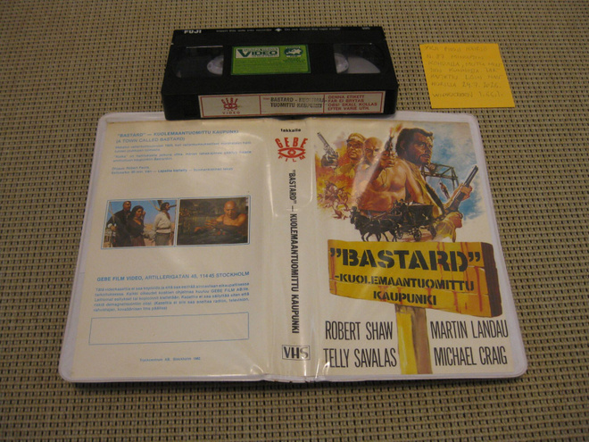 Bastard - Kuolemaantuomittu Kaupunki-VHS (FIx, GeBe Film)