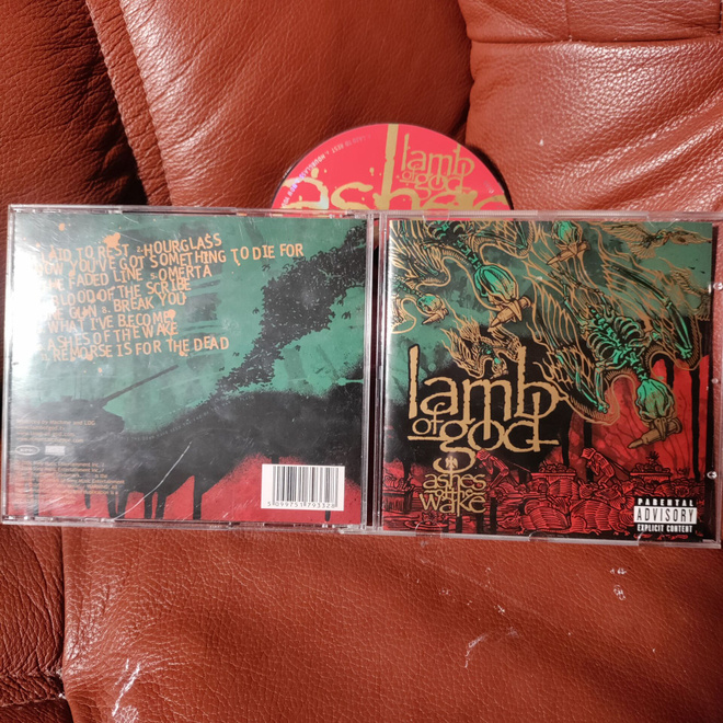 LAMB OF GOD -Ashes of the wake CD.