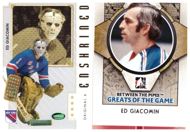 2 x Mv Legenda ED GIACOMIN New York Rangers