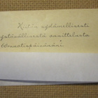 vintage pieni kiitoskortti - pikkukuva 3