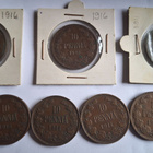10 penniä 1910, -11, 2x-14, -15, 3x-16, -17 - pikkukuva 1