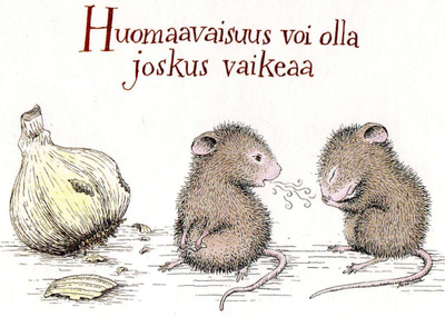 Huomaavaisuus....