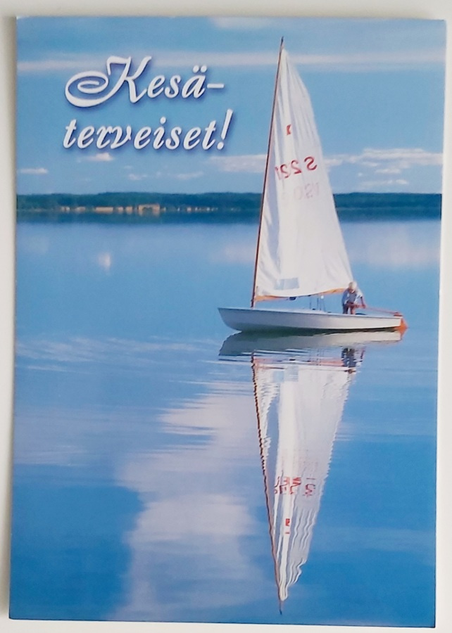 "Purjehtija"-KULKEMATON POSTIKORTTI