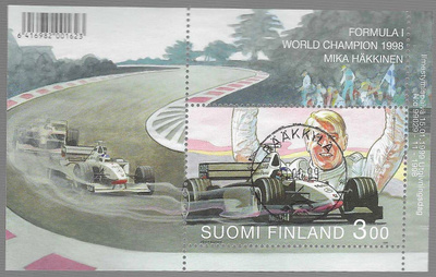 1999 MIKA HÄKKINEN PIENOISARKKI RÄÄKKYLÄ 11.06.99 LEIMA