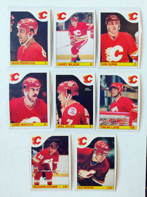 85-86 Opc - Calgary Flames 8kpl