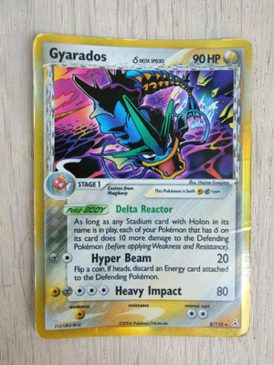 Pokémon Gyarados Delta Species 8/110 Holo Card – EX Holon Ph