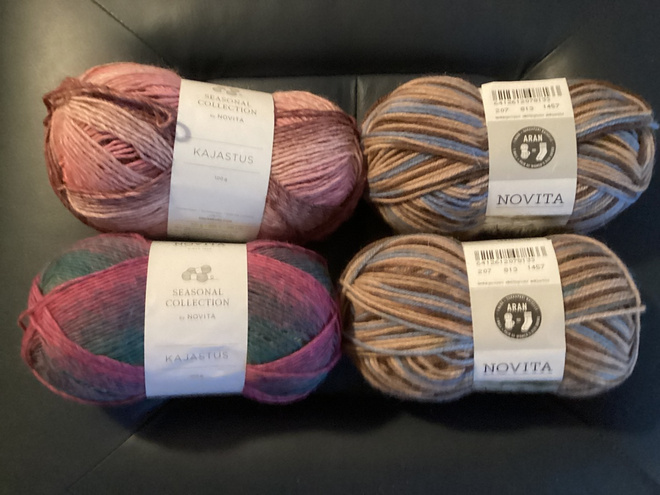 Novitan villalankoja 4 kerää a 100 gr.