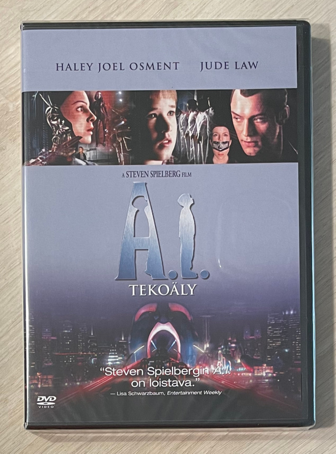 Steven Spielberg: A.I. - Tekoäly (2001) 2DVD (UUSI)