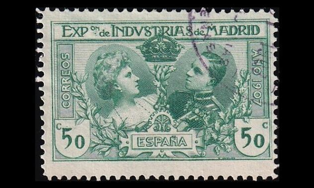 Espanja A_I_d o Teollisuusnäyttely 50 c (1905)