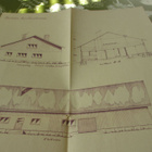 4xa4 paperikopio , rauhalan navettarakennus 1956 1:100 - pikkukuva 3